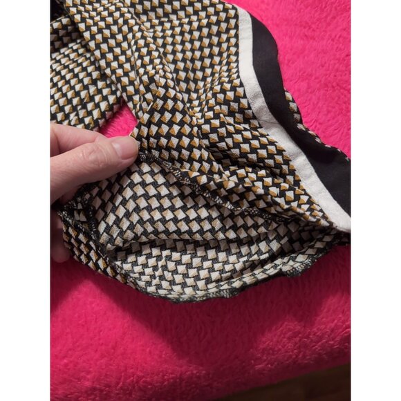 Zara Geometric Print Women's Pull On Pants Size M Pockets READ - Picture 8 of 11